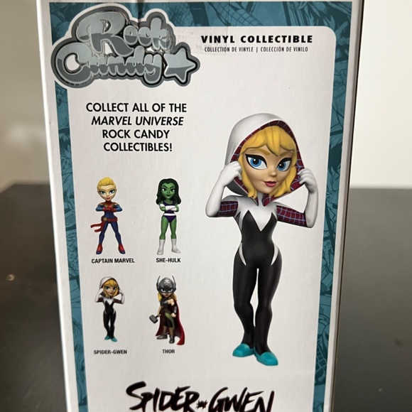 Marvel Spider Gwen Unmasked Funko Rock Candy Vinyl Collection In a Box - Picture 3 of 6
